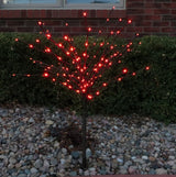 36" LED Twinkle Light Burst Twig Bush Light-Up Wire Decor