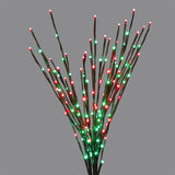 36" LED Twinkle Light Burst Twig Bush Light-Up Wire Decor