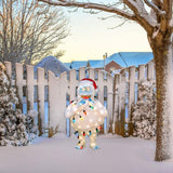 3D Lighted Soft Tinsel Bumble Sculpture