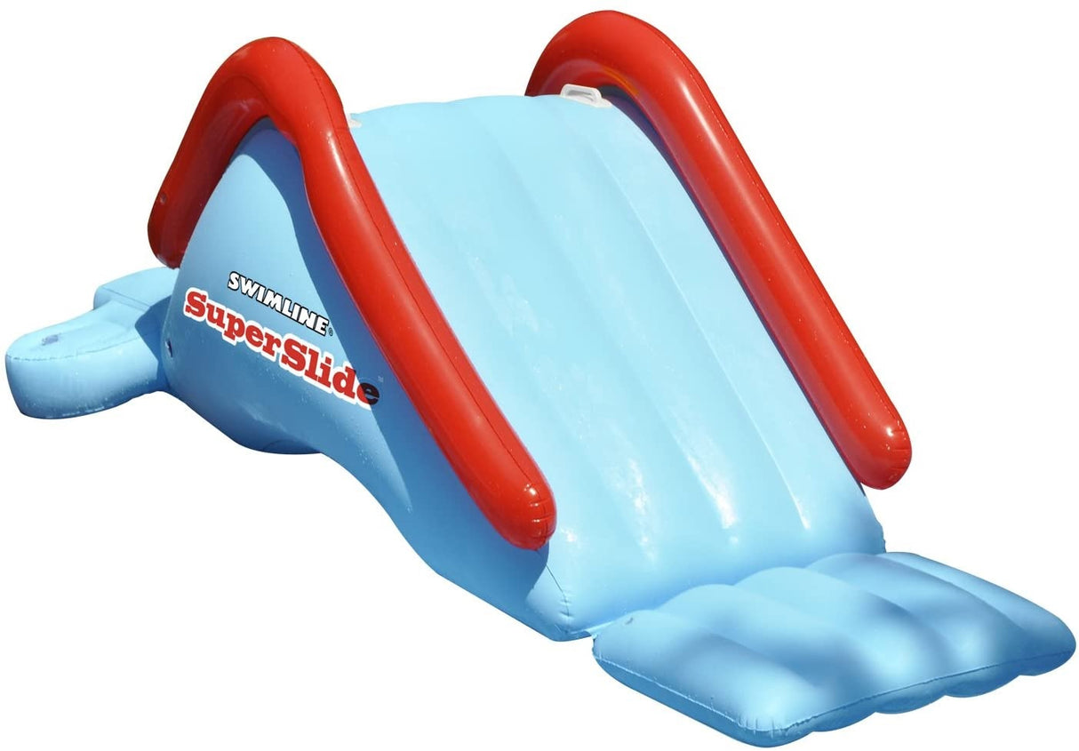 Inflatable pool slide for kids.