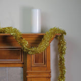 15' Gold Tinsel Christmas Garland
