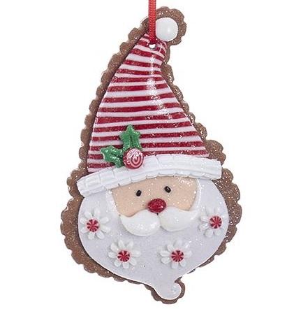 Ornaments shaped like decorated Christmas cookies.