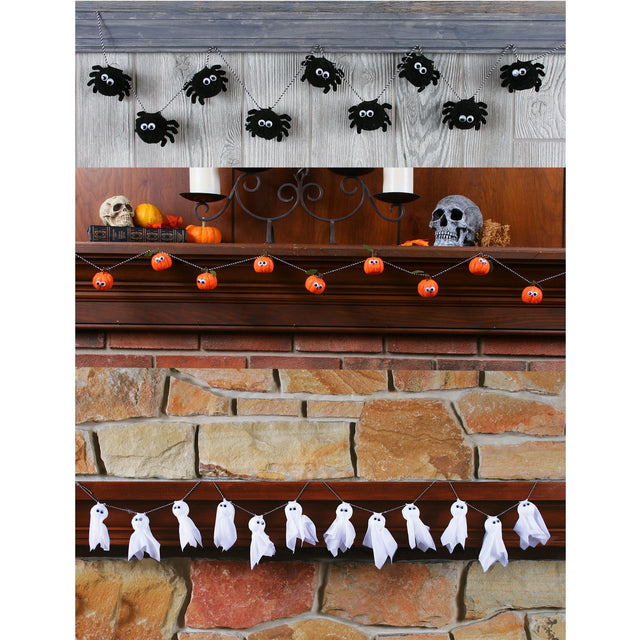 Fun Halloween garland for decorating.
