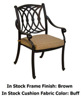 Madison Cast Aluminum Cushioned Patio Dining Sets