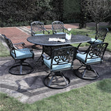 Shoreline Cast Aluminum Cushioned Patio Dining Sets