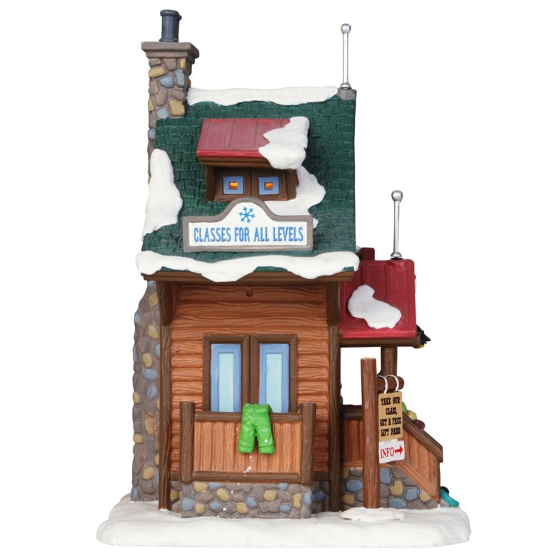 Lemax Vail Village Lighted Building: Sugar Pine Ski School #55940