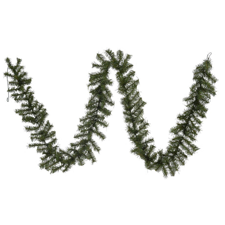 9' Canadian Pine Non-Lit Artificial Christmas Garland