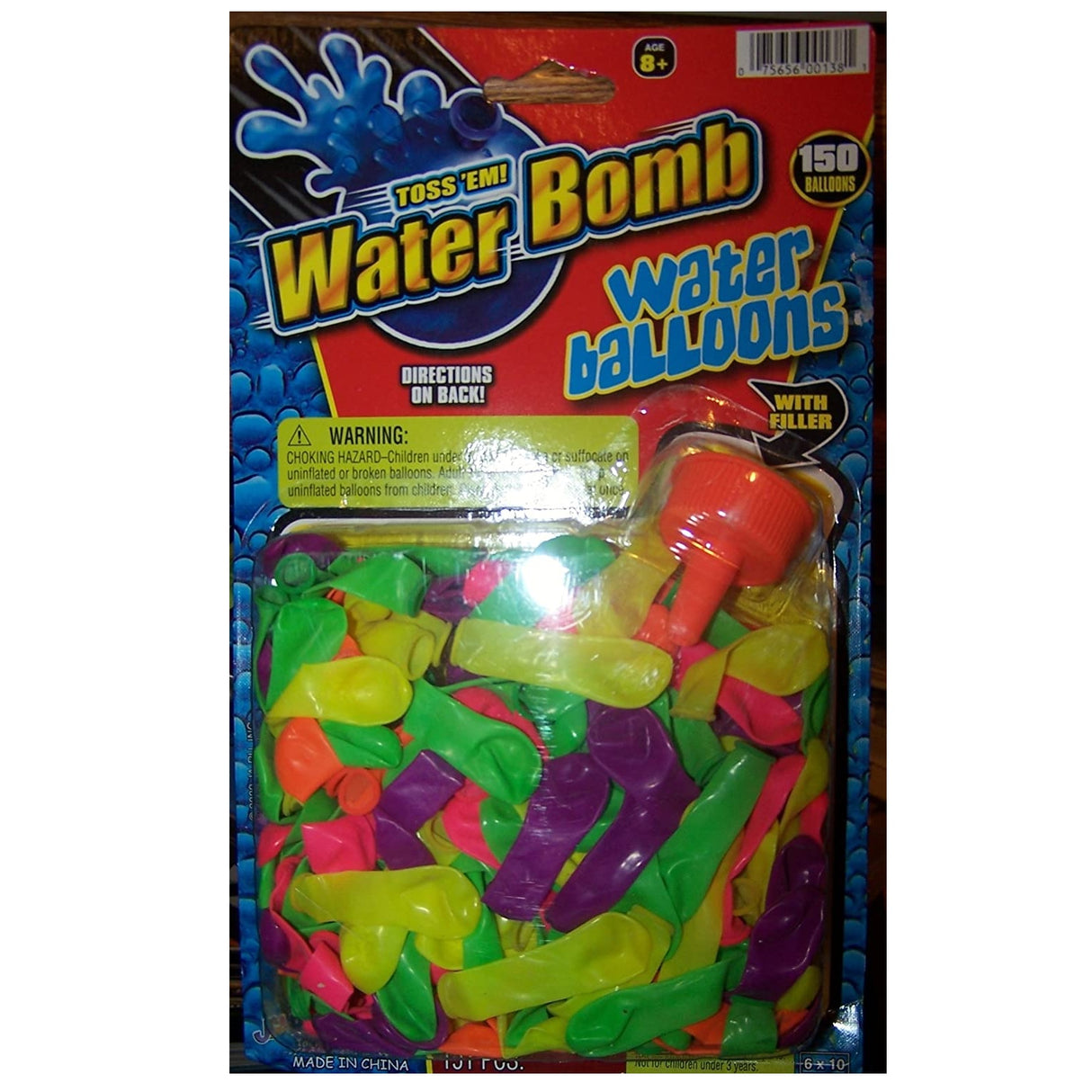 Ja-Ru Water Bomb Water Balloons with Water Spout (150-Pack)