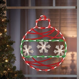 Lighted Ornament Window Silhouette