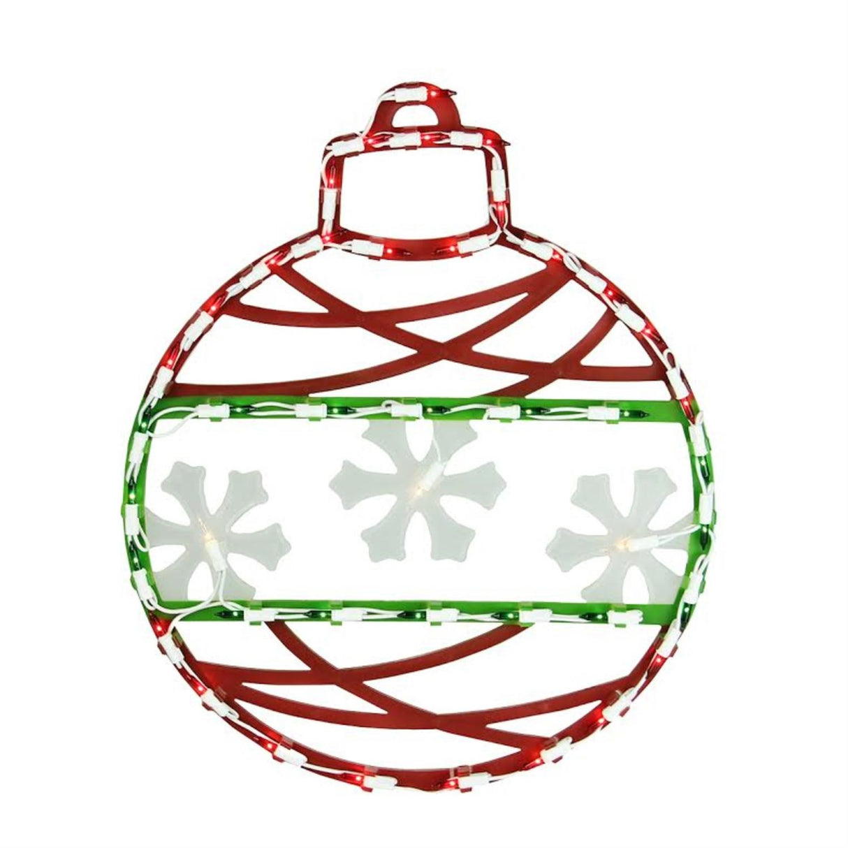 Lighted Ornament Window Silhouette