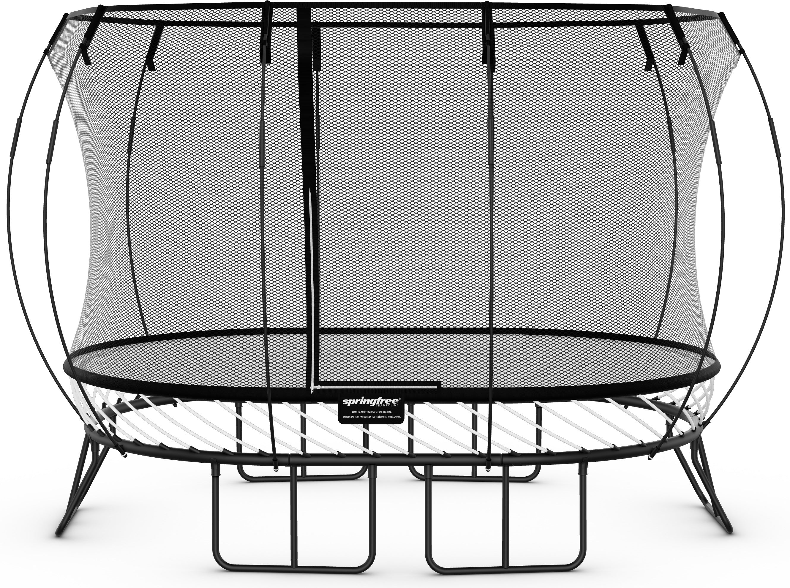 オークランド・アスレチックス バリー・ジート ボブルヘッド Springfree 8' x 11' Medium Oval Trampoline with Safety Enclosure