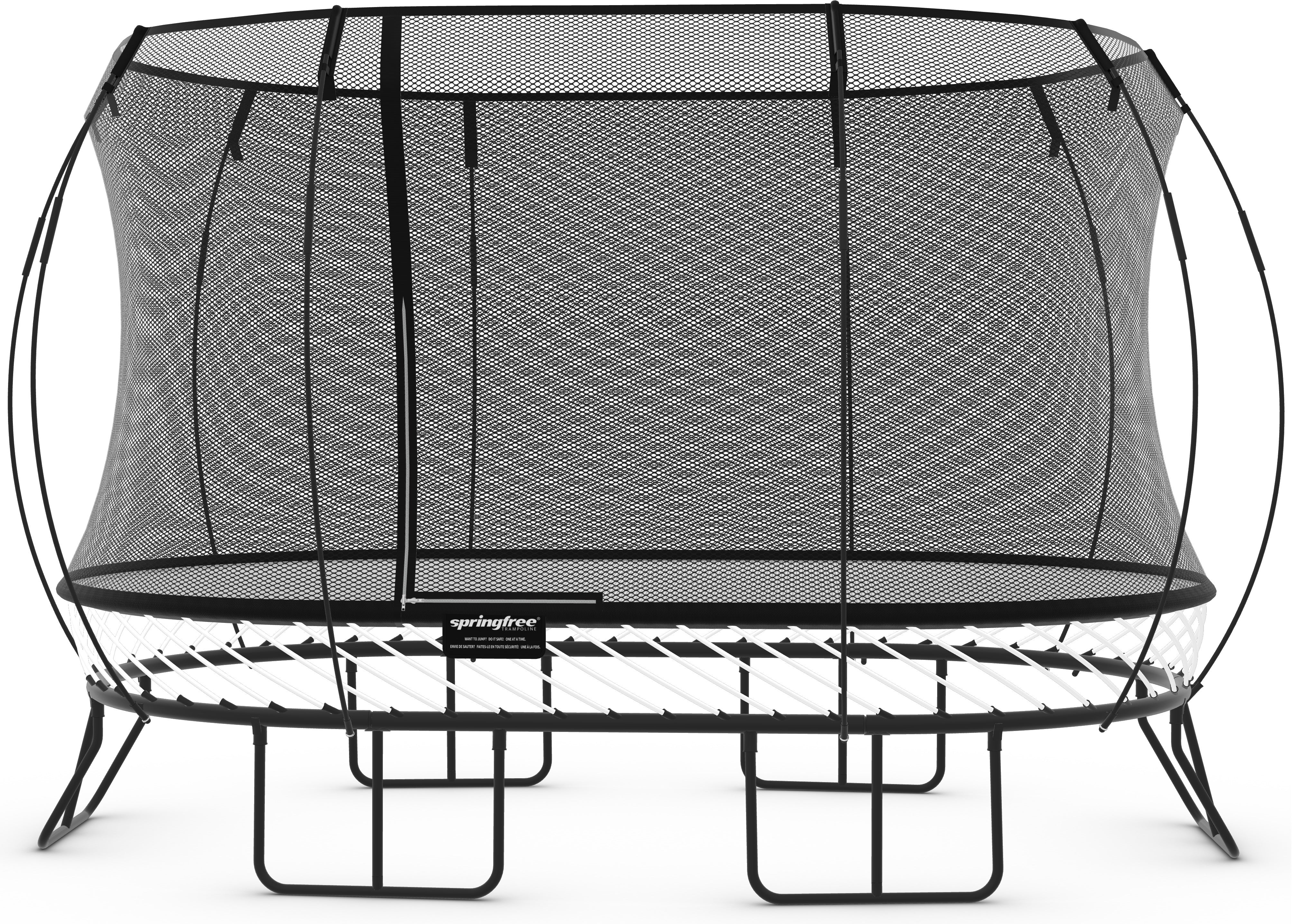 USパップテント Large Oval 8 ft x 13 ft Trampoline | Springfree® Trampoline