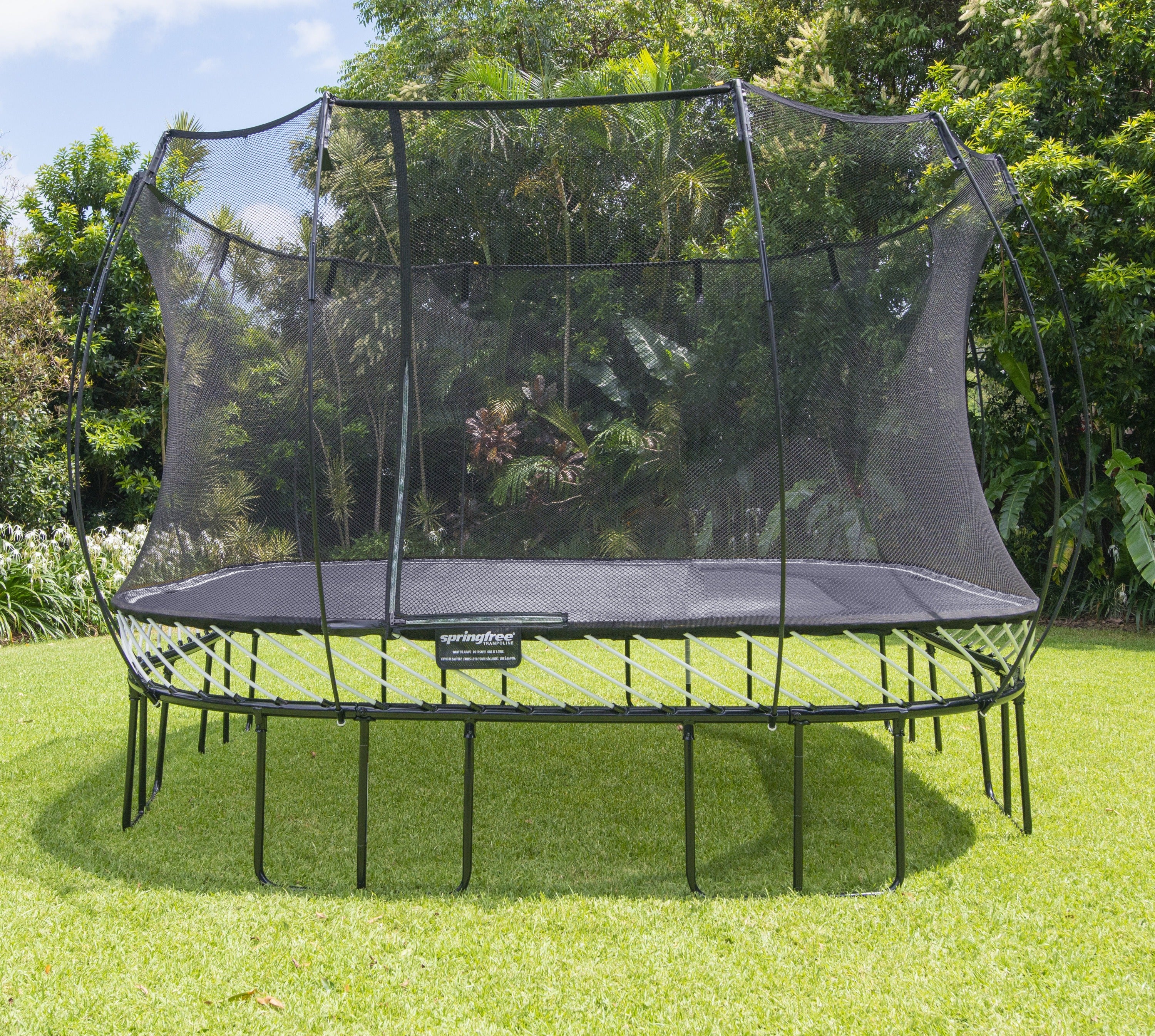 Springfree 13' x 13' Jumbo Square Trampoline | Trampolines Low