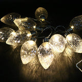 Alpine Decorative String Lights with Faceted LED Bulbs