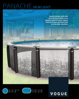 Vogue Panache 54" Resin Above Ground Swimming Pool
