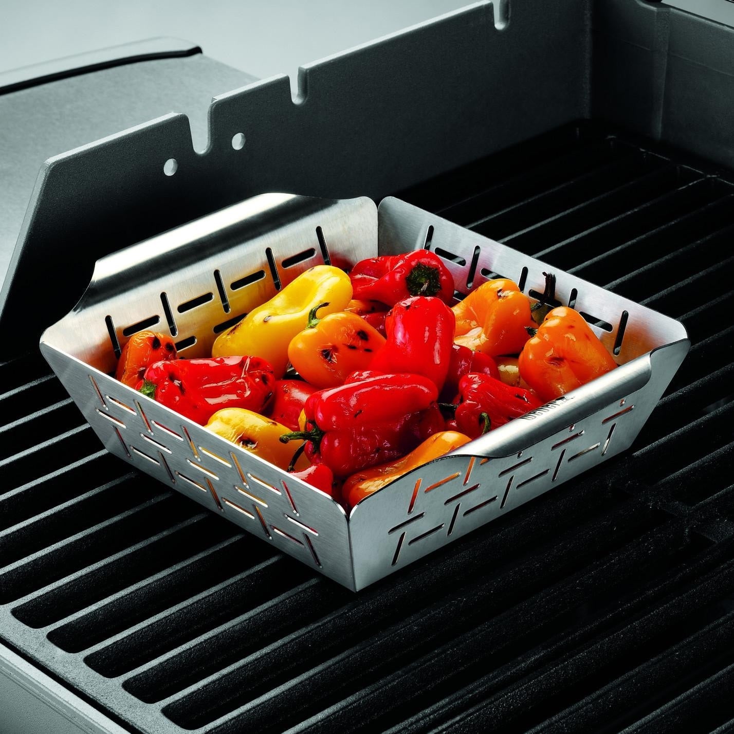 Weber Grilling Accessories | Weber Deluxe Square Grilling Basket