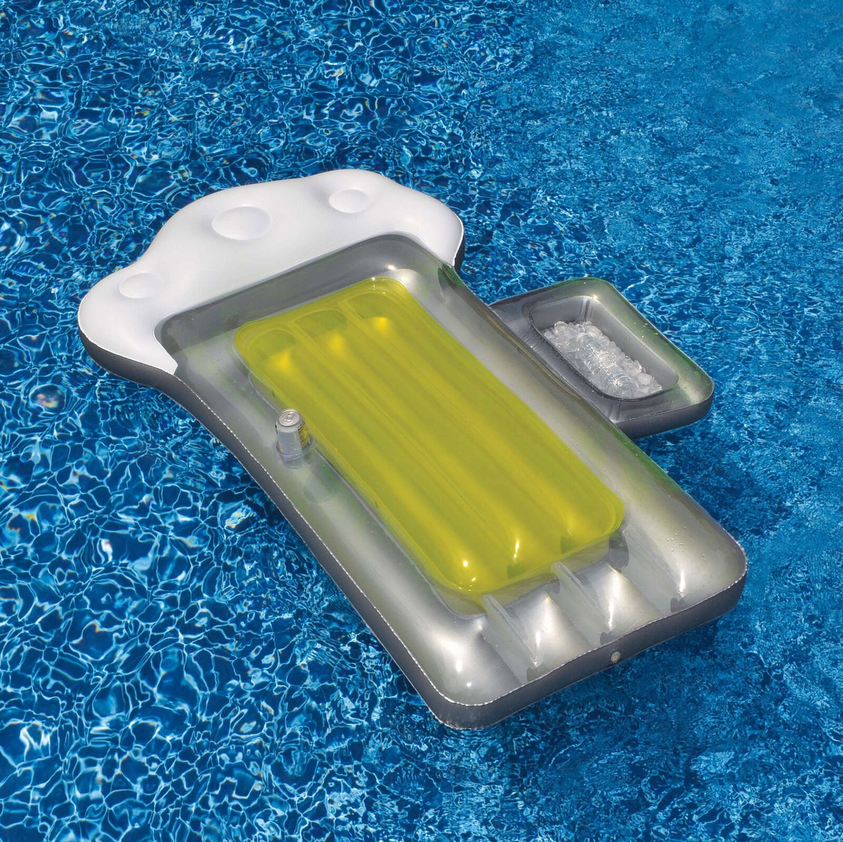 Swimline Inflatable Beer Mug Pool Float with Ice Chest