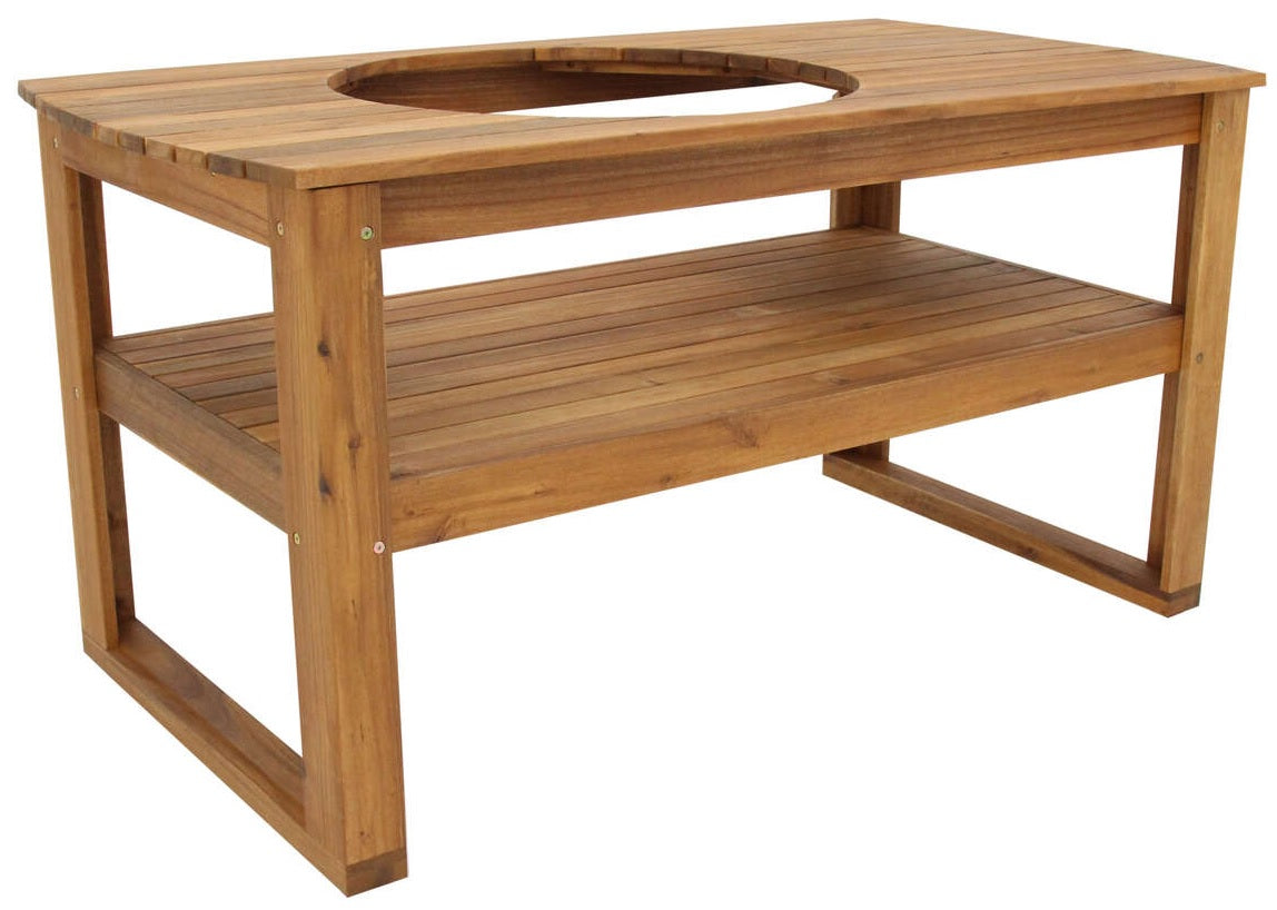 Big Green Egg Acacia Table for Large or XLarge EGGs