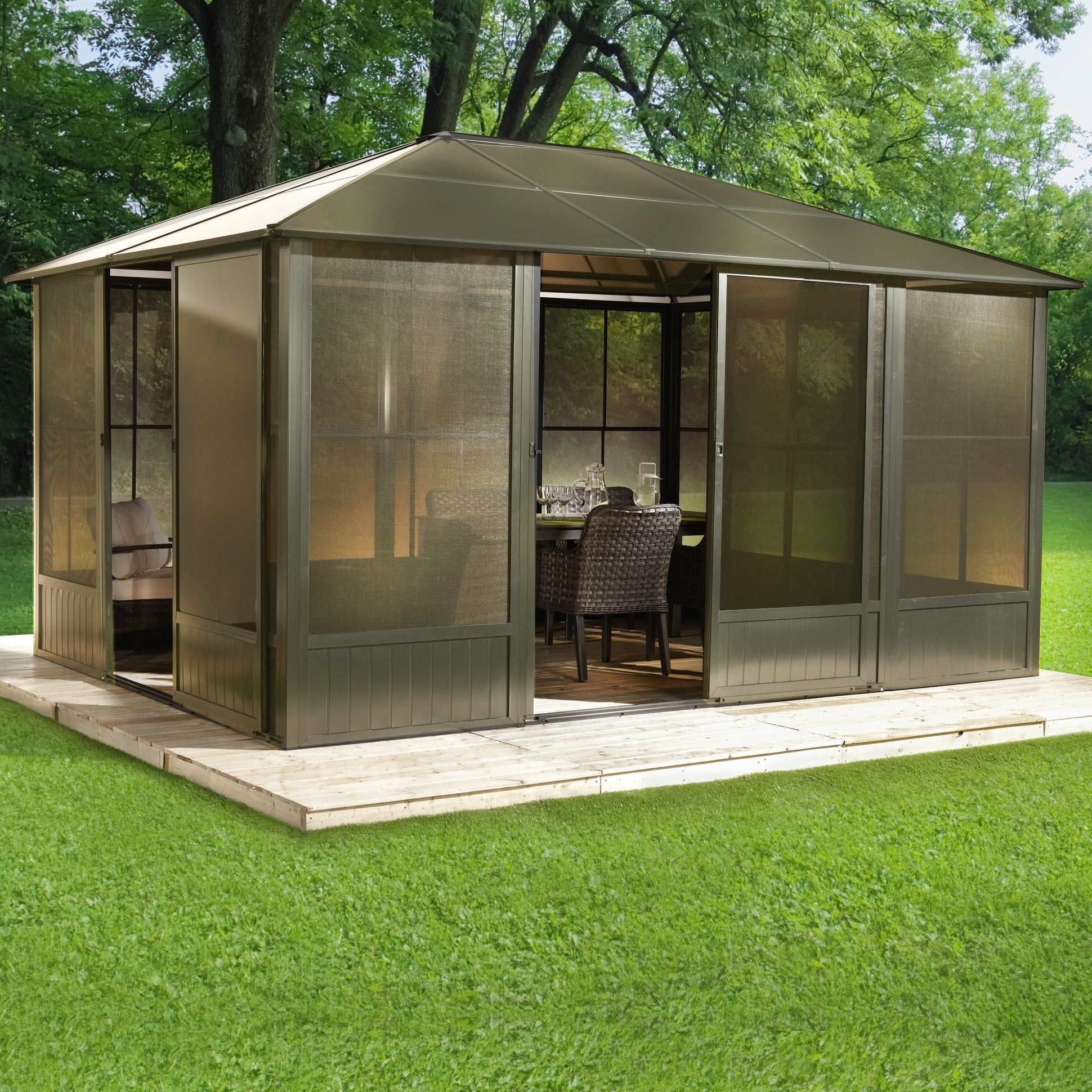 10' x 14' Sojag Hard Top Sun Shelter | Sojag Gazebos | Sojag