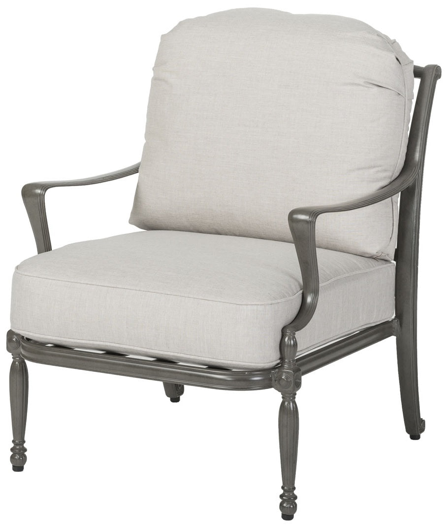 Bel Air Cushioned Cast Aluminum Seating & Chat Sets
