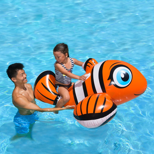 Poolmaster's Inflatable Clown Fish Rider Pool Float