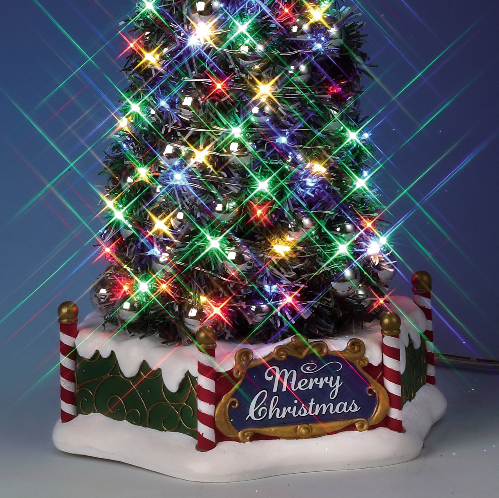 Lemax Sights & Sounds New Majestic Christmas Tree 84350 – American