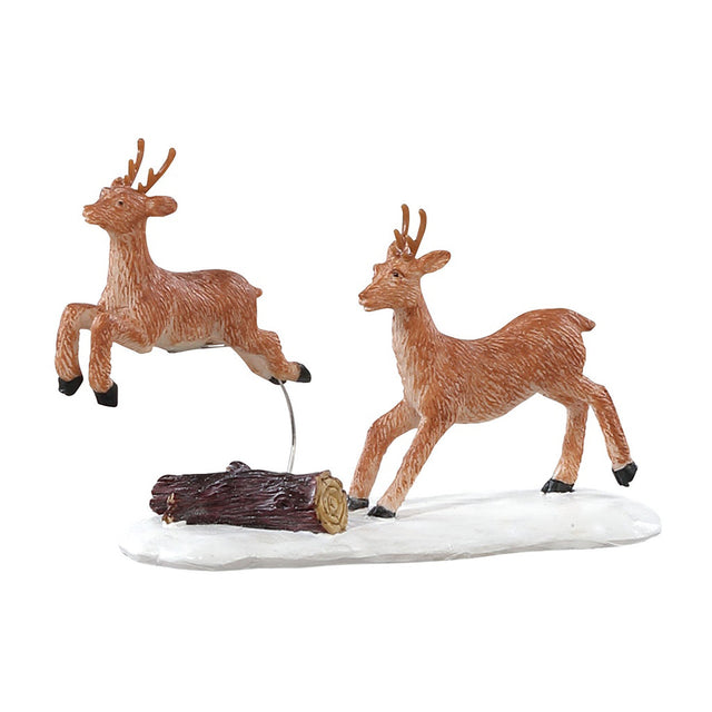 Lemax Vail Village Prancing Reindeer Figurine #82586
