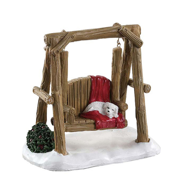 Lemax General Collectibles Rustic Log Swing Accessory, Lemax 84363