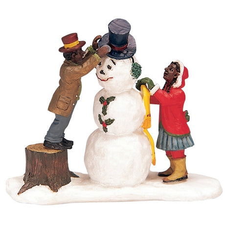 Lemax Caddington Village Dressing Mr. Snowman Figurine, Lemax 32732