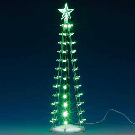 Lemax 9" Green Lighted Silhouette Tree General Collectibles Accessory