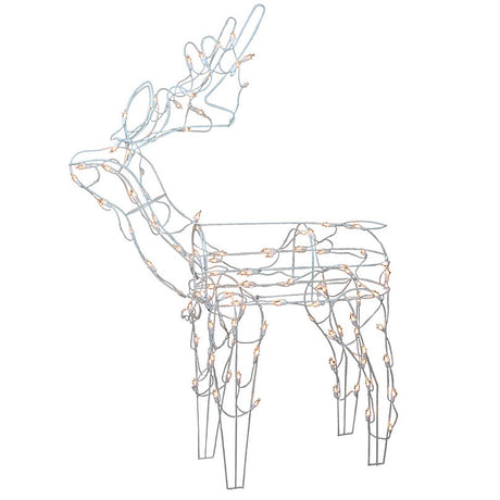 48" Standing Buck Lighted Sculpture