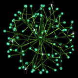 16" LED Shimmering Lighted Spheres
