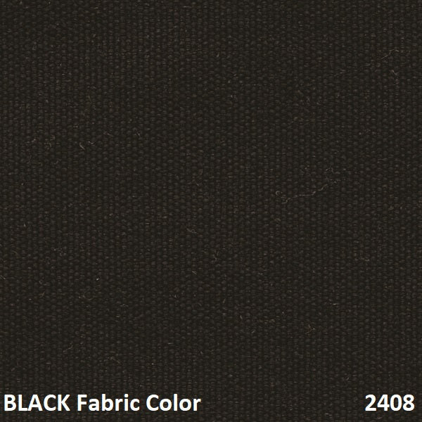 6.5' x 10' Rectangular Market Black Frame Black Canopy Umbrella