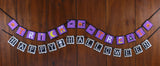 Halloween Glitter Banner Décor