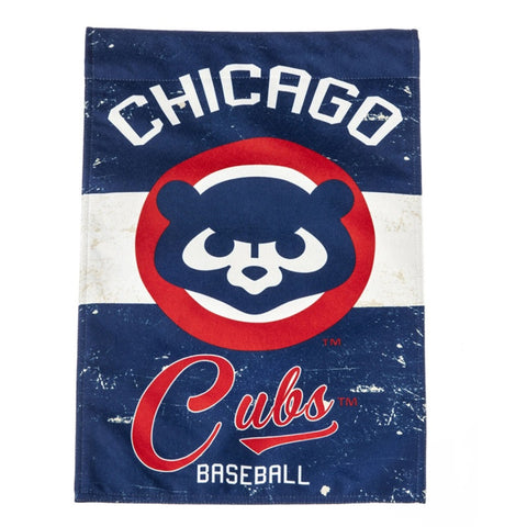 Exclusive Chicago Cubs Vintage Linen Flags