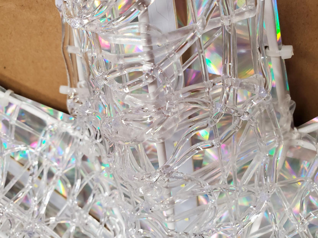 42" Ice Crystal LED Bethlehem Star Sculpture