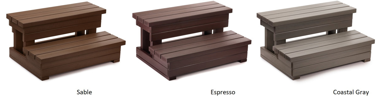 Hot Spring Limelight® Everwood Spa Steps