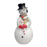 40" Snowman With Candy Cane Blow Mold Christmas Decoration, Union Products 75300