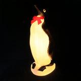 22" Penguin with Bow Tie Blow Mold Christmas Decoration