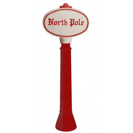 45" North Pole Sign Blow Mold Christmas Decoration, Union Products 76940
