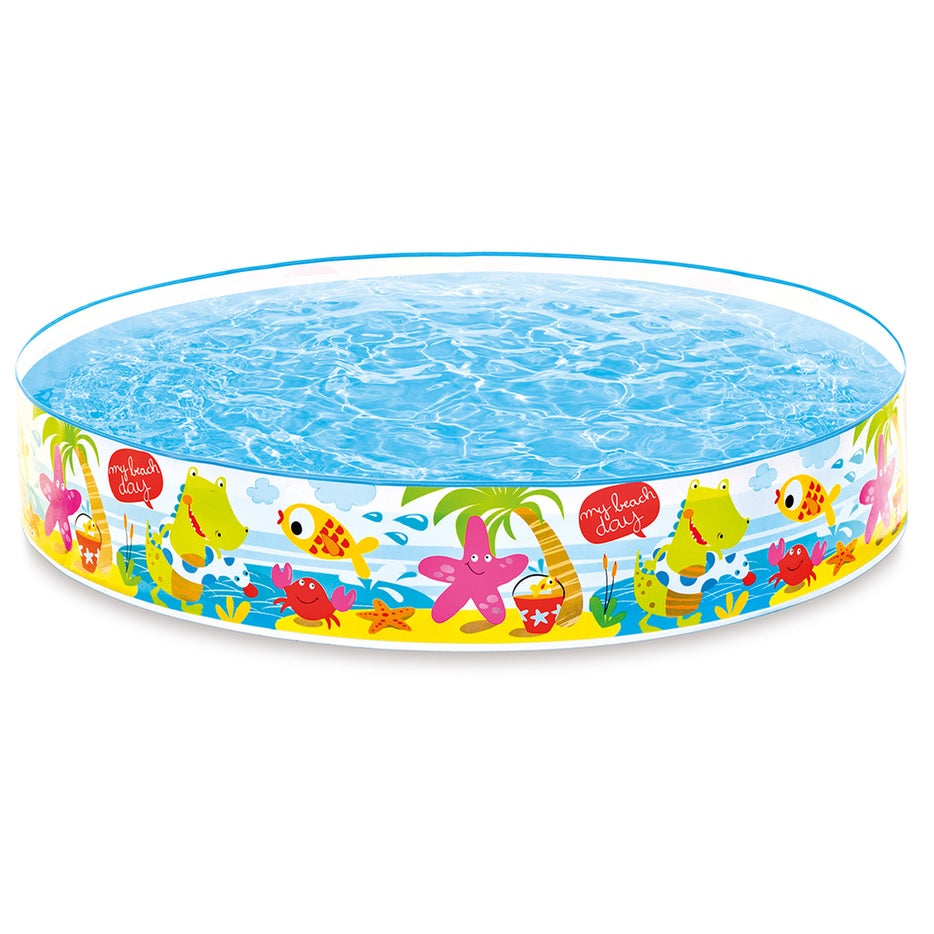Intex Under the Palm Trees Plastic Snapset Pool | Kiddie Pools