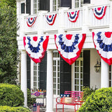 Patriotic bunting.