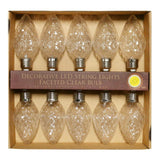 Alpine Decorative String Lights with Faceted LED Bulbs