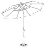 11' Collar Tilt Market Bronze Frame Sand Canopy Umbrella