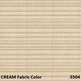6.5' x 10' Rectangular Market Bronze Frame Cream Canopy Umbrella
