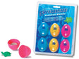 Dive and retrieval swim toys shaped like eggs with numbers on them.