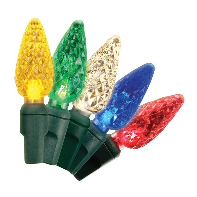 Set of 200 LED C6 Christmas Lights on a Reel from Sylvania