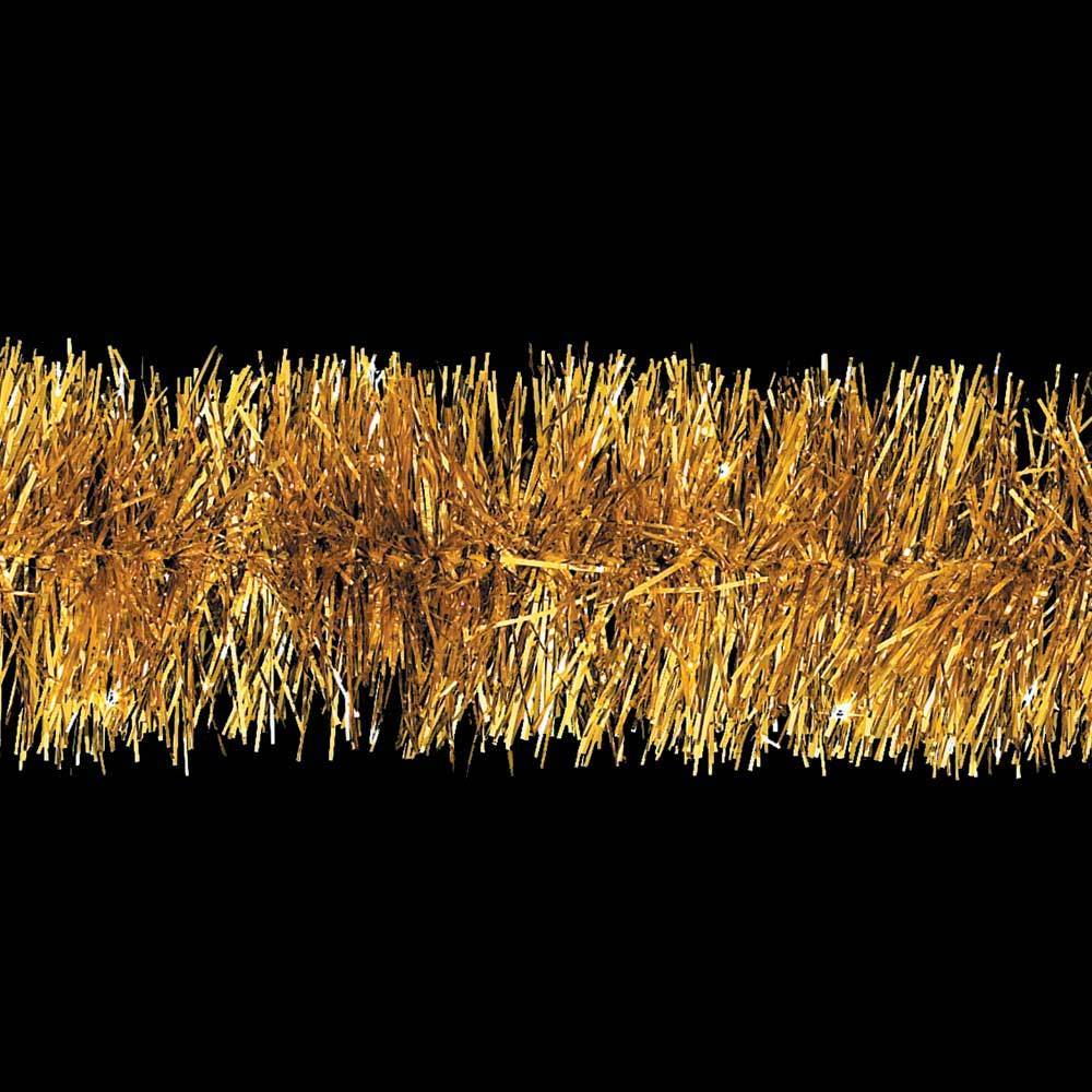 15' Gold Tinsel Christmas Garland