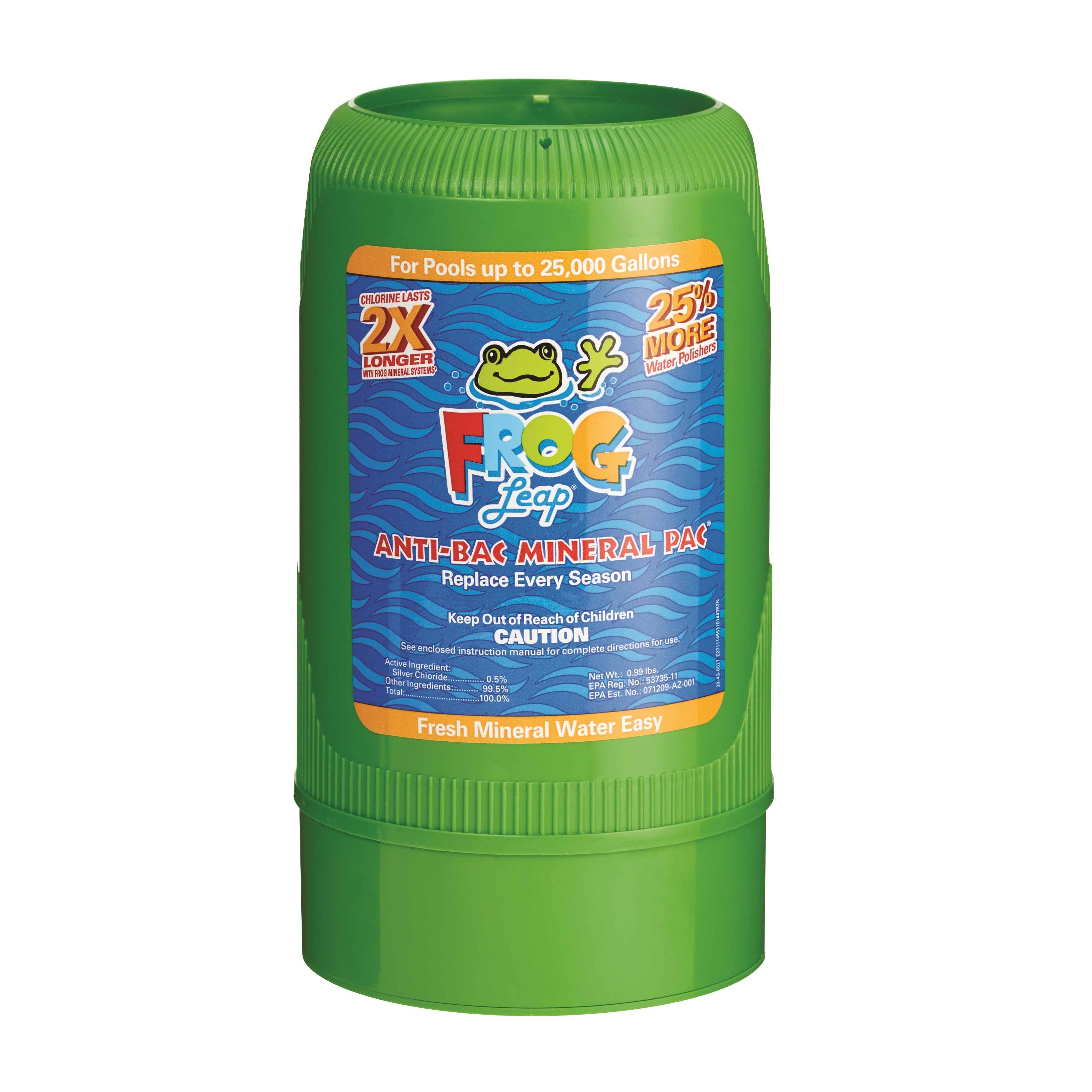 FROG Pool Disinfectant | FROG Leap Anti-Bac Mineral Pac for Pools