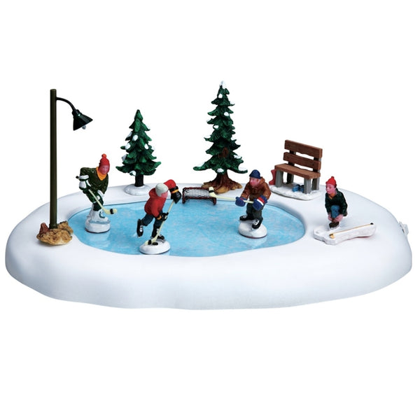 Lemax Caddington Village Accessory: After School Hockey Match - Accessorio Per Villaggio Natalizio, Multicolore, 94017, Non Adatto A Bambini Sotto 8 Anni